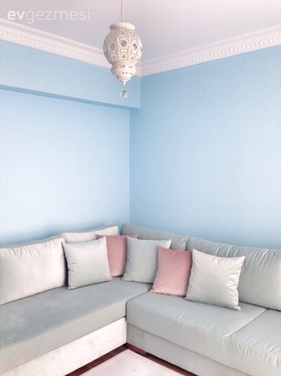 Köşe koltuk, Mavi, Oturma Odası