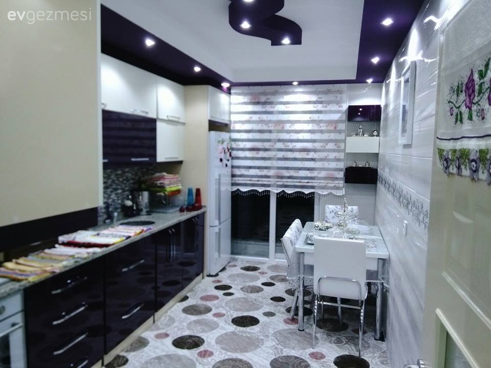 Japon perde, Mutfak, Perde