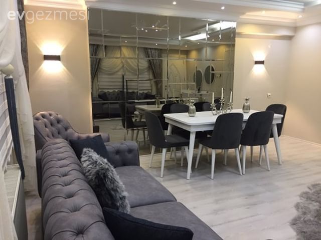Bu Salonda Modern Stile Işıltı Katan Dokunuşlar Var!