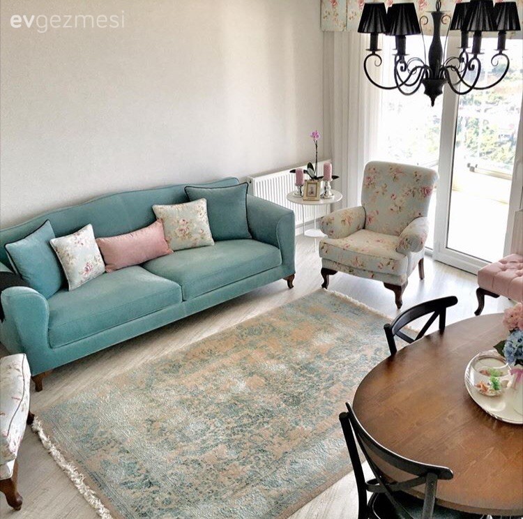 Halı, Mavi, Oturma Odası