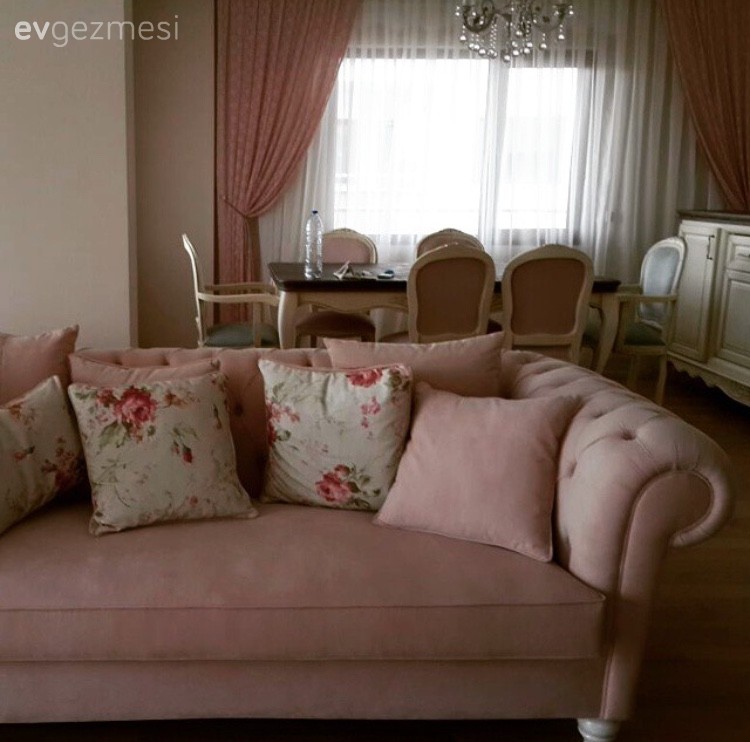 Ayşe hanımın country stilde, cıvıl cıvıl evi.