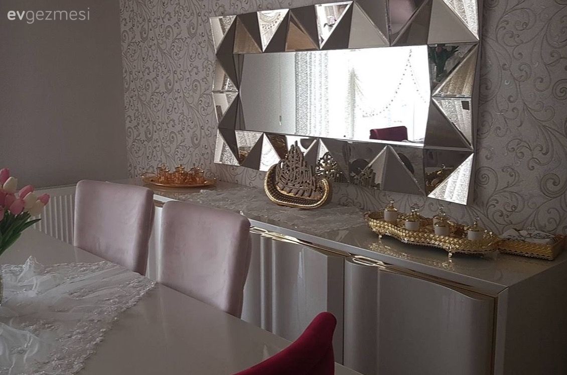 Modern ve klasiğin harika bir harmanı. İlknur hanımın evinden..