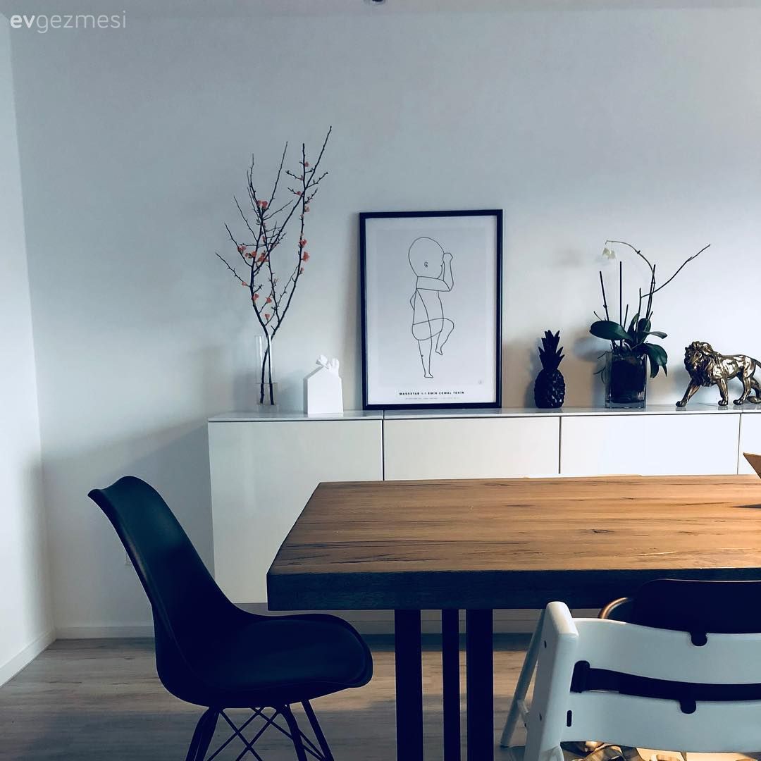 Harika illüstrasyon ve posterler ile kimlik sahibi bir dekor. Tadilat geçiren evin öncesi&sonrası..