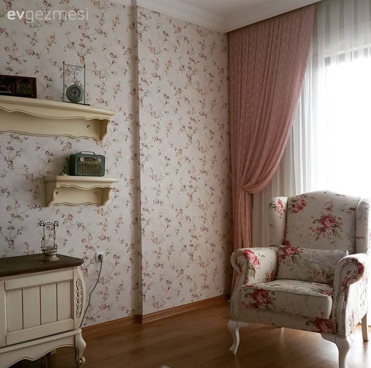 Ayşe hanımın country stilde, cıvıl cıvıl evi.