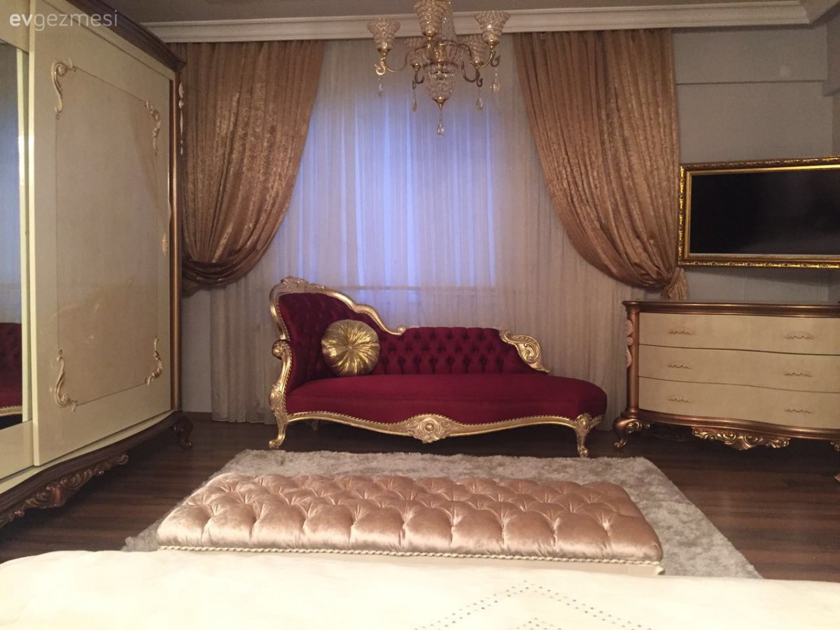 Fon perde, Yatak Odası, Perde