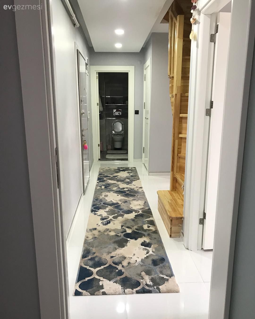 Merdiven, Halı, Asma tavan, Yolluk, Dubleks evler