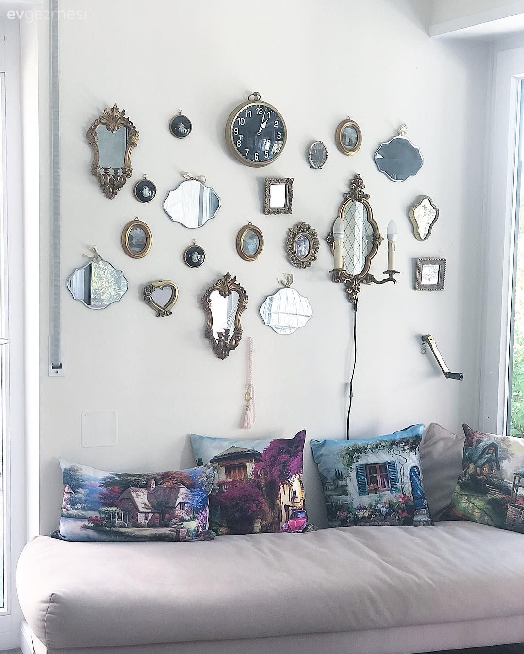 Bu Evde Nostalji Renklerle Neşesini Bulmuş