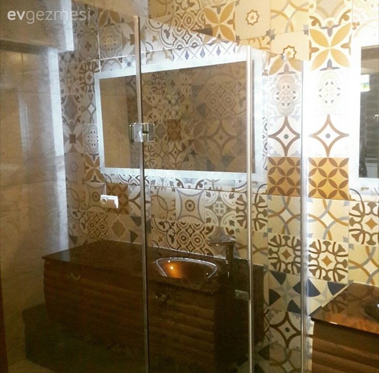 Modern banyodan, özgün ve farklı bir banyoya.. Harika dönüşüm!