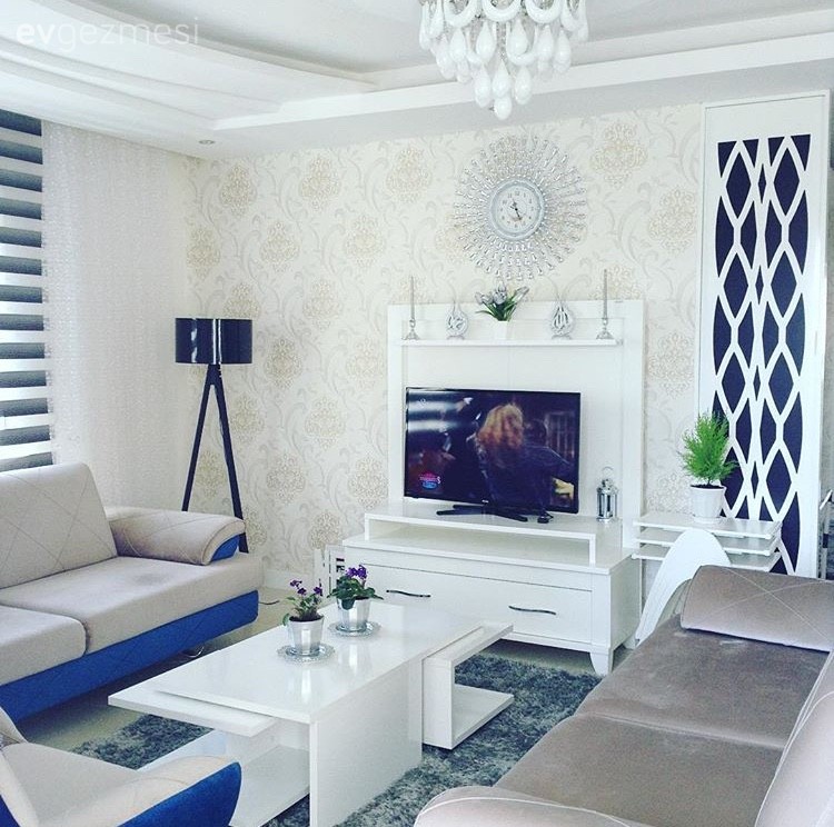 Lambader, Salon, Sehpa, Tv ünitesi, Aydınlatma