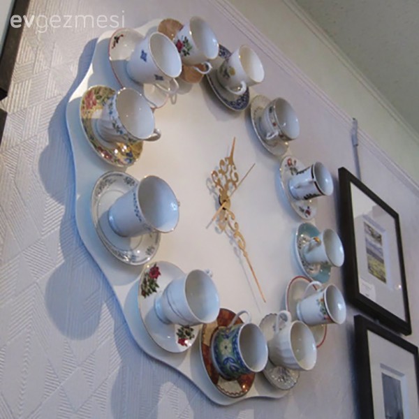 Çay ve kahve fincanlarından dekoratif objeler. 7 Proje!