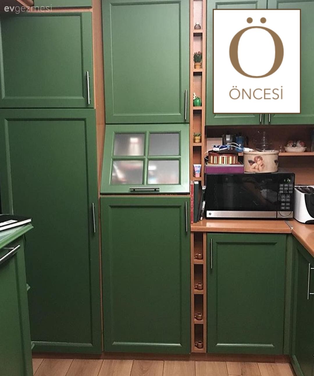 Bu Mutfak Boyama ile Tepeden Tırnağa Nostaljik Görünüme Bürünüyor
