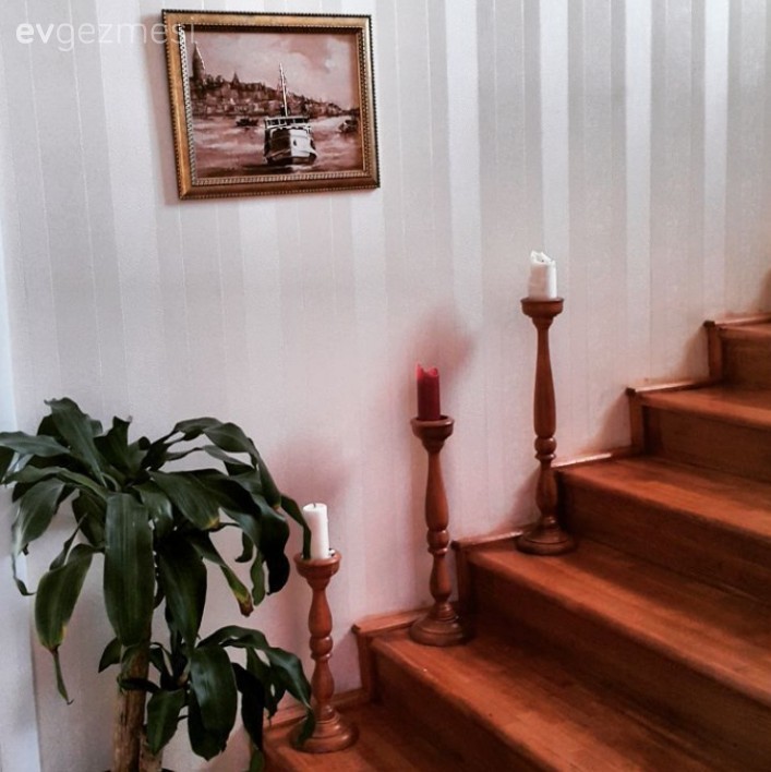 Yaşanmış ve anısı olan eşyalarla harika bir ev..