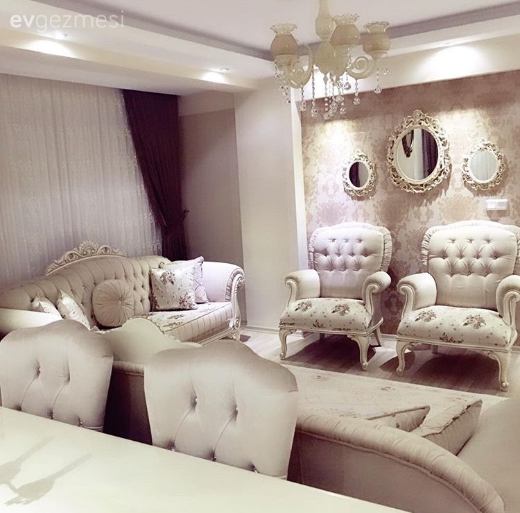 Arzu hanımın klasik ve şık evi..