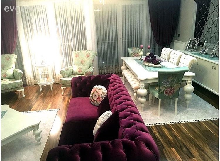 Mor, Salon, Yemek Odası