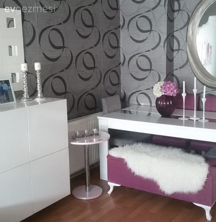 Duvar kağıdı, Gri, Konsol, Pembe, Puf, Mutfak masası