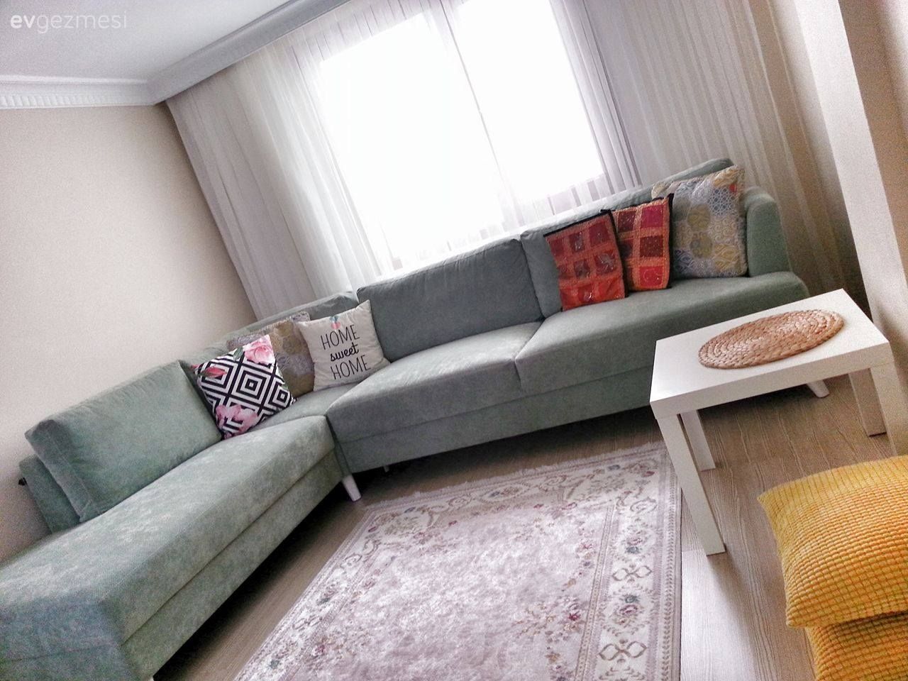 Köşe koltuk, Oturma Odası, Yeşil