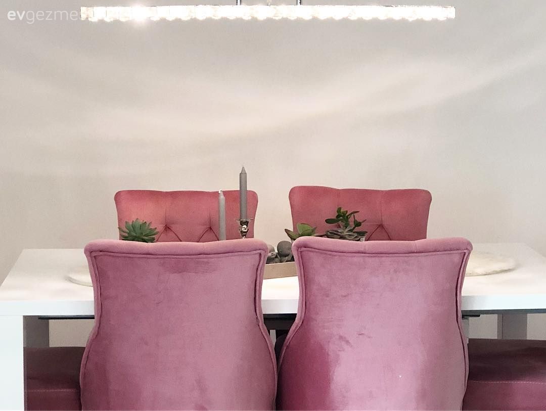 Yemek Odası, Pembe, Salon, Avize