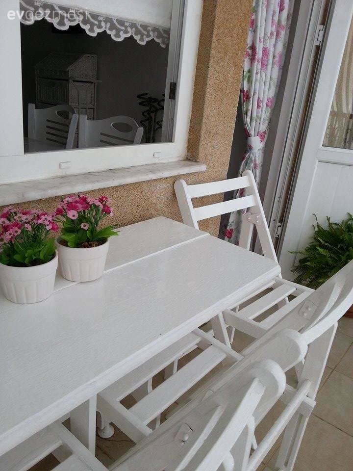 Balkon, Mobilya boyama