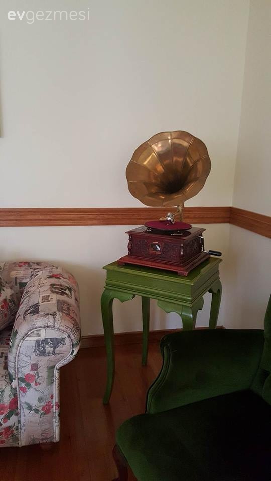 Dekoratif Objeler, Salon, Sehpa, Yeşil