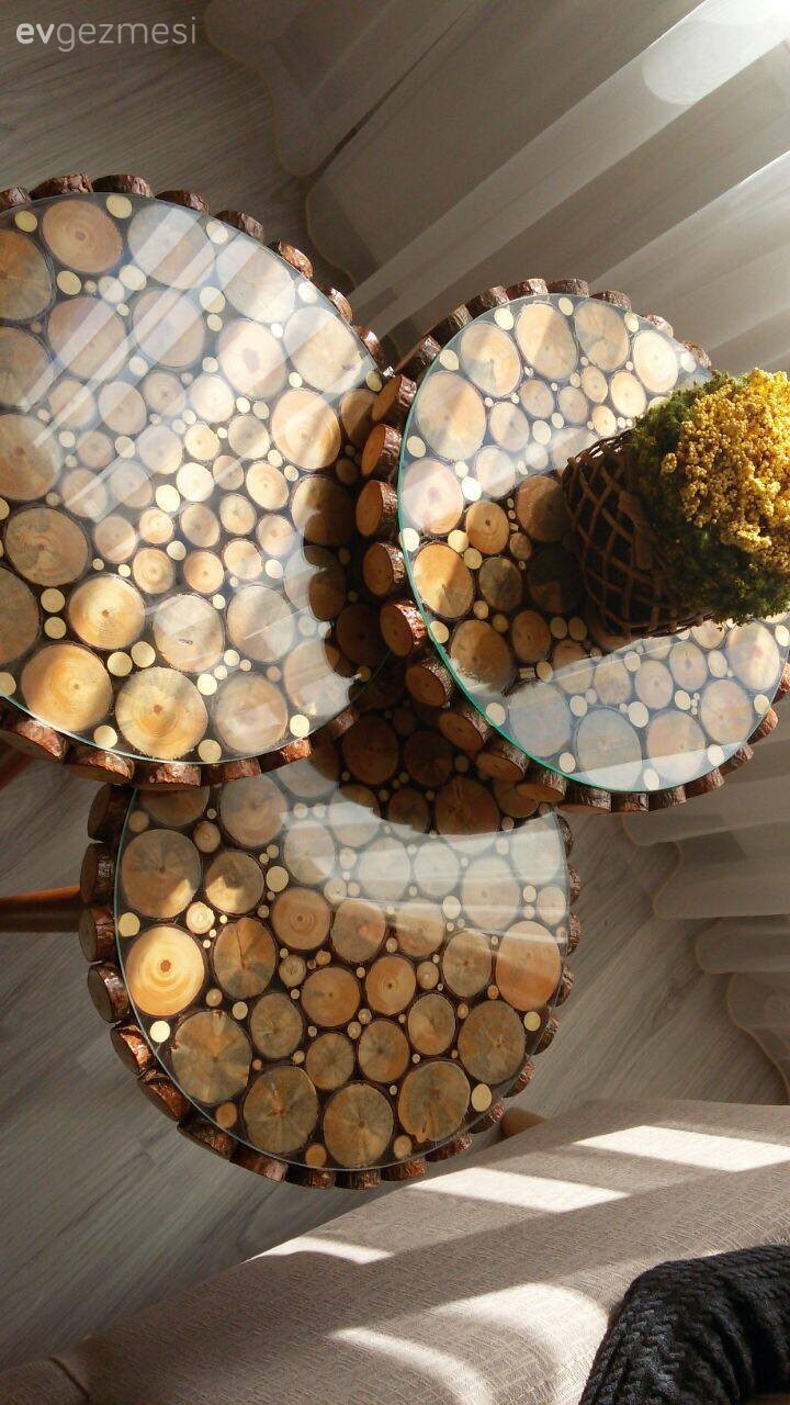 Ahşap Mobilya, Oturma Odası, Salon, Yan sehpa