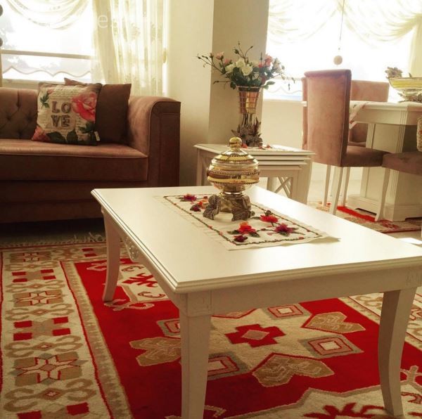 Halı, Kahverengi, Oturma Odası, Sehpa