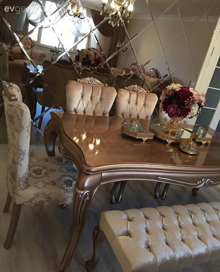 Altın, Avangart, Bank, Krem, Salon, Yemek Odası