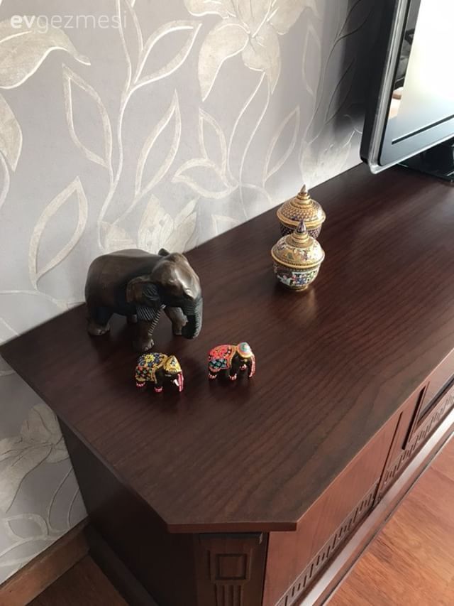 Salon, Dekoratif Objeler, Tv ünitesi