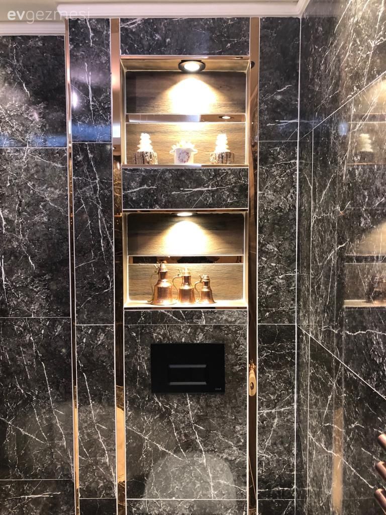 Bu Sıra dışı Banyo Uyumlu Detayları ile Göz Kamaştırıcı