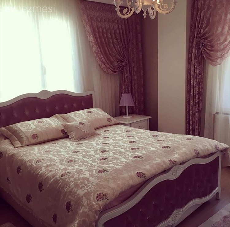 Fon perde, Yatak Odası, Perde