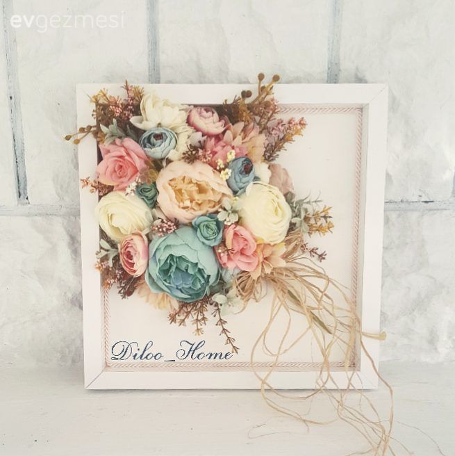 Çiçekler, Dekoratif Objeler, Kendin Yap