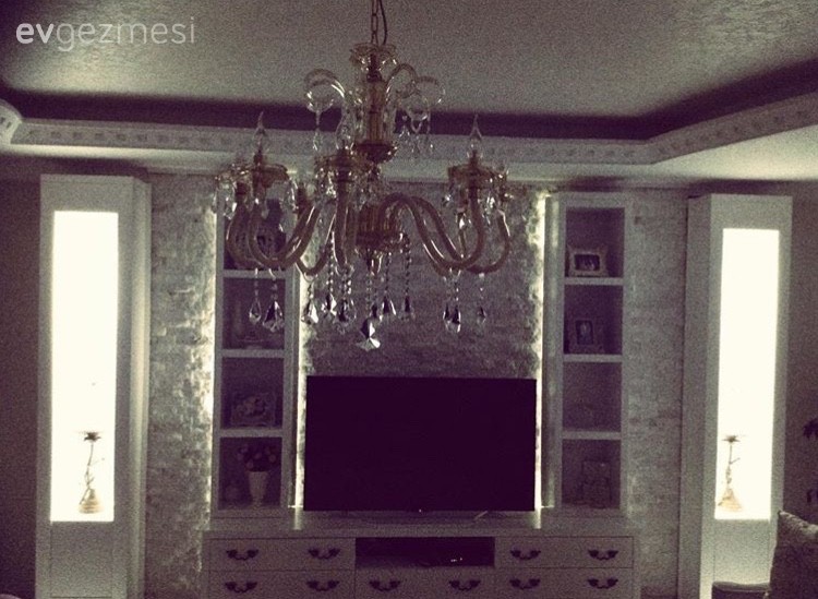 Avize, Duvar Nişleri, Salon, Tv ünitesi, Aydınlatma