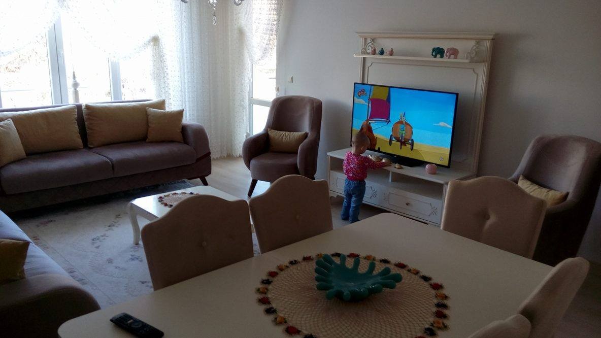 Berjer, Kahverengi, Salon, Yemek Odası