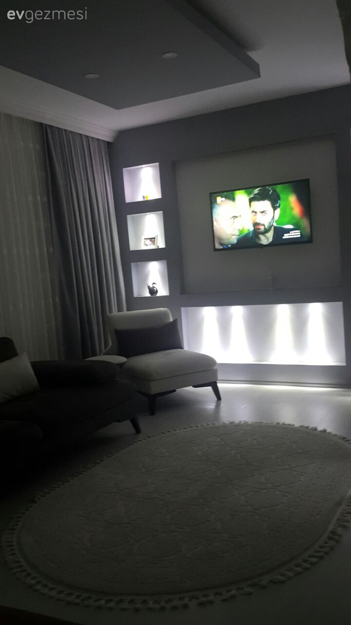 Aydınlatma, Gri, Salon