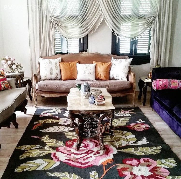 Halı, Mor, Orta sehpa, Salon