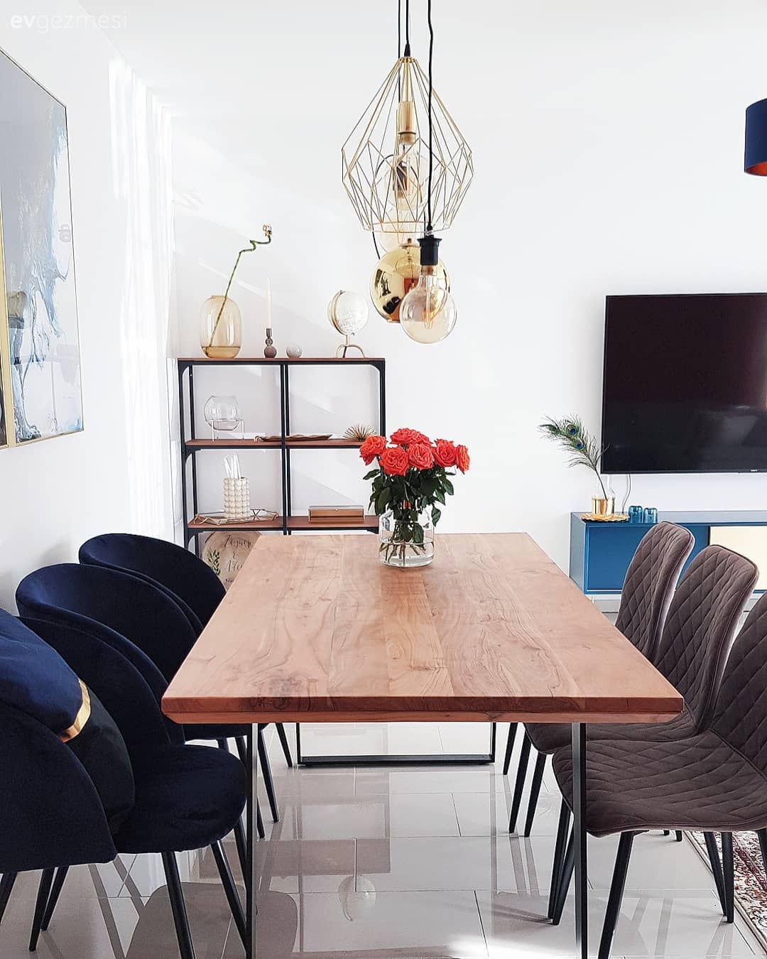 Salon, Vazo, Ahşap Mobilya, Modern, Sarkıt, Altın sarkıt, Yemek odası avizesi