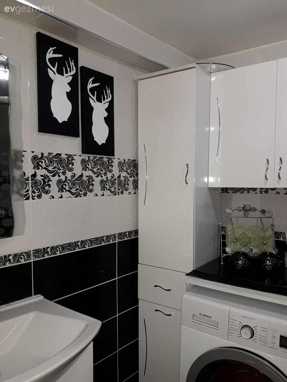 El emeği parçalarla, göz alıcı ve şık: Sibel hanımın evi..