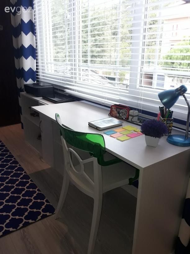 Genç odası, Çalışma masası, Mavi