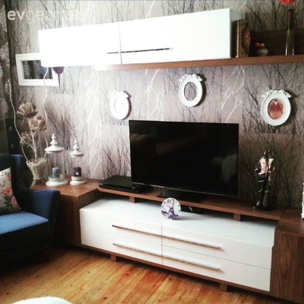 Duvar kağıdı, Mavi, Salon