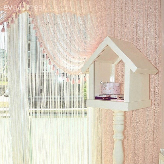 Dekoratif Objeler, Pembe, Perde