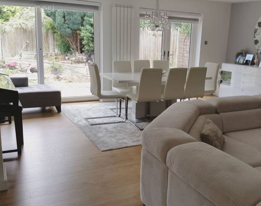 Halı, Krem, Salon, Yemek Odası