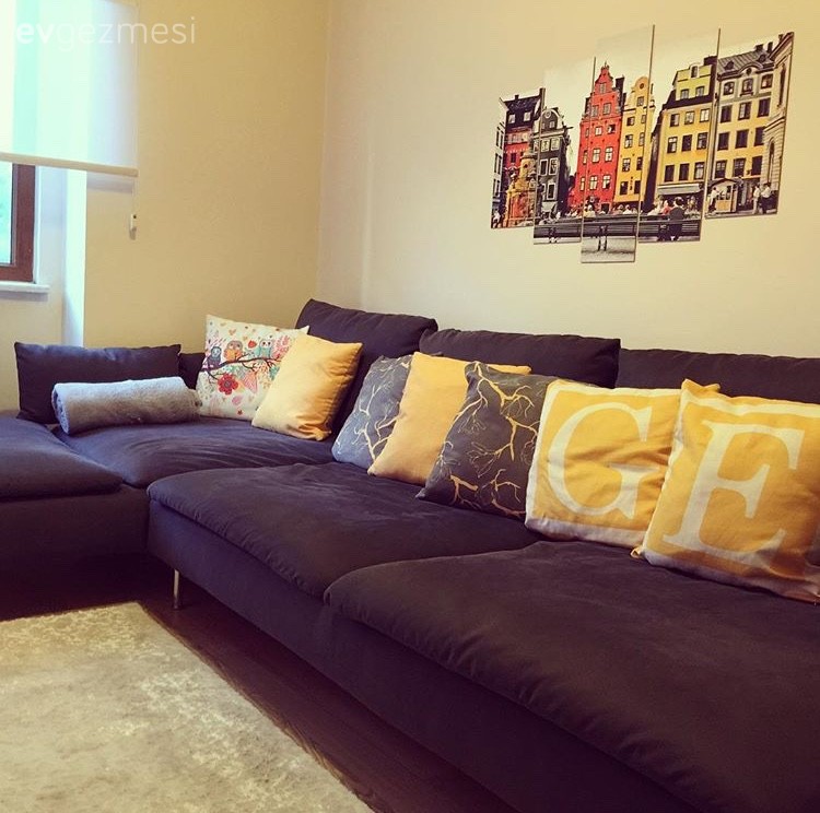 Eda hanımın kişisel dokunuşlarla dolu, sade ve zarif evi..