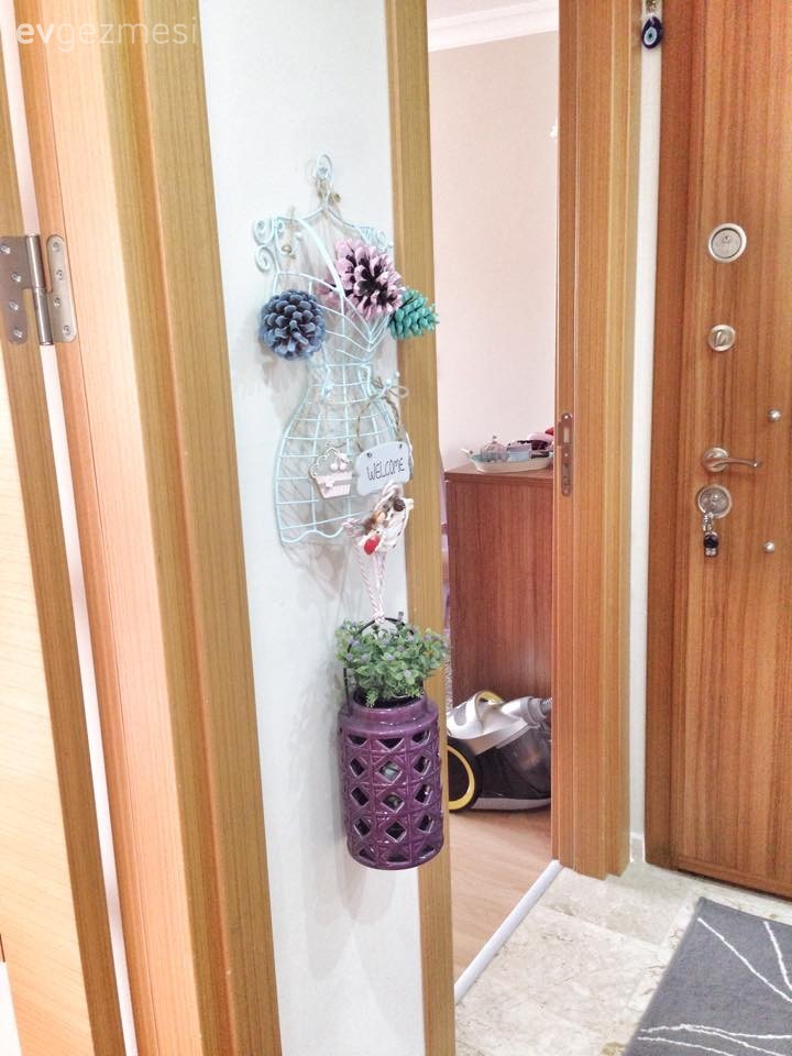 El emeği objelerle Gözde hanımın cıvıl cıvıl evi..