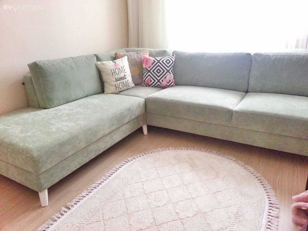 Halı, Köşe koltuk, Oturma Odası, Yeşil