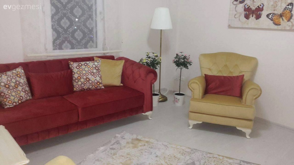 Kırmızı, Lambader, Oturma Odası, Sarı, Aydınlatma