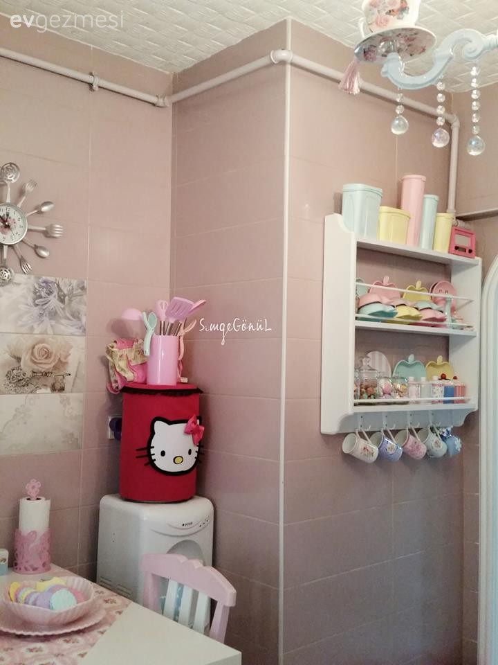 Mutfak, Mutfak aksesuarları, Pembe, Terek