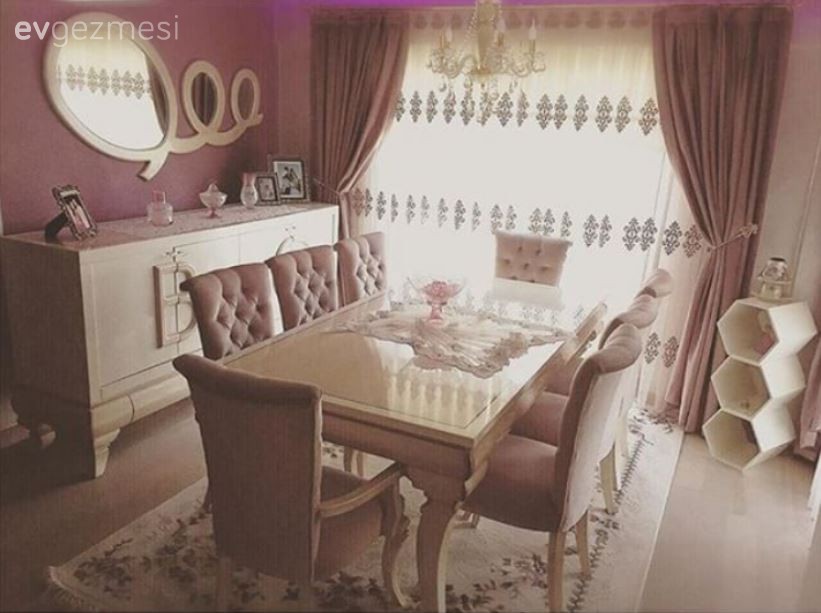 Ayna, Perde, Yemek Odası