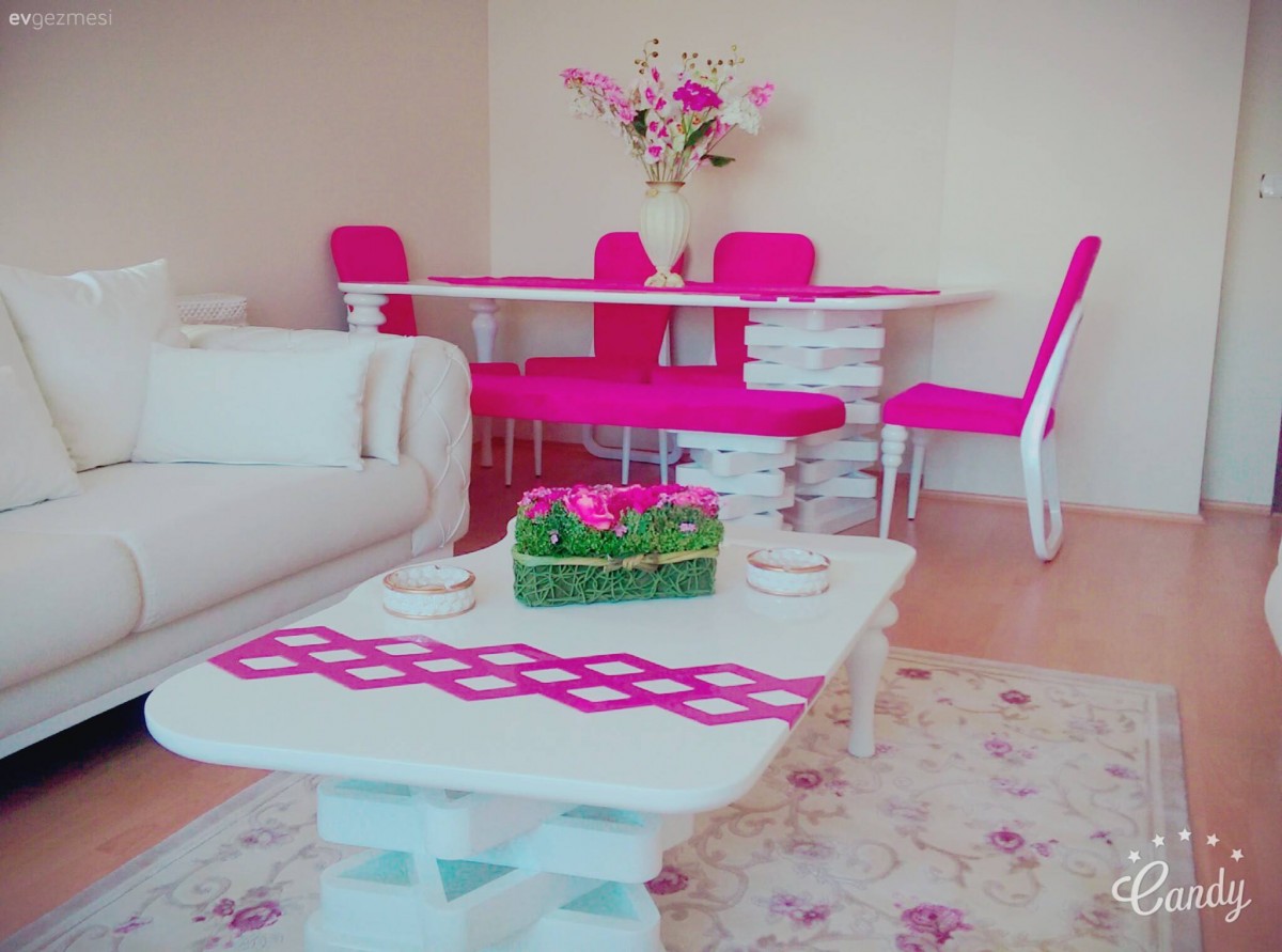 Halı, Orta sehpa, Pembe, Salon, Yemek Odası
