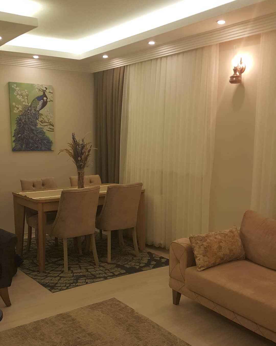 Modern stile nostalji katan detaylar.. Sıcak ve keyifli bir ev.