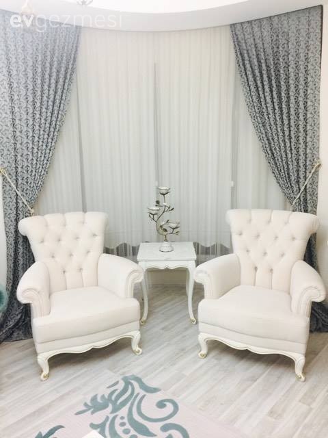 Berjer, Fon perde, Perde, Salon