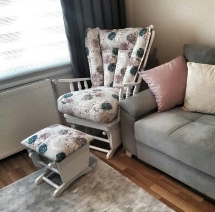 Berjer, Gri, Oturma Odası